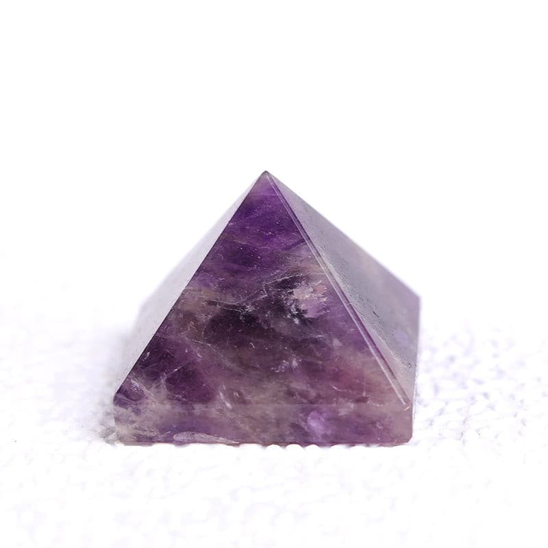 1pc Natural Dream Amethyst Pyramid Healing Crystal Chakra Brazil.