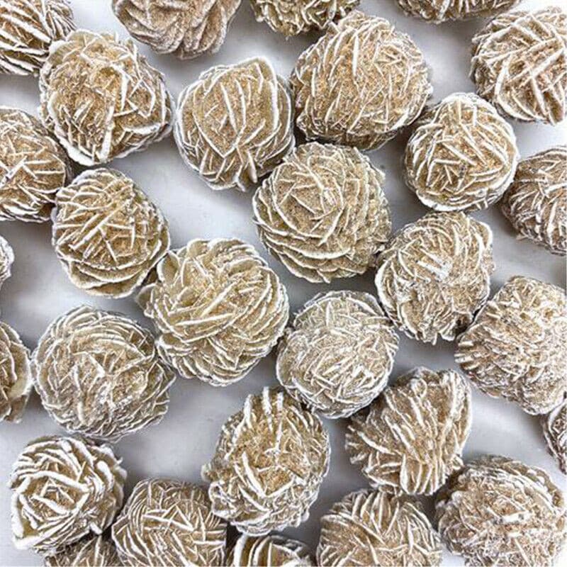 Desert Rose Selenite Stone Natural Quartz Crystal Reiki Healing Gem.
