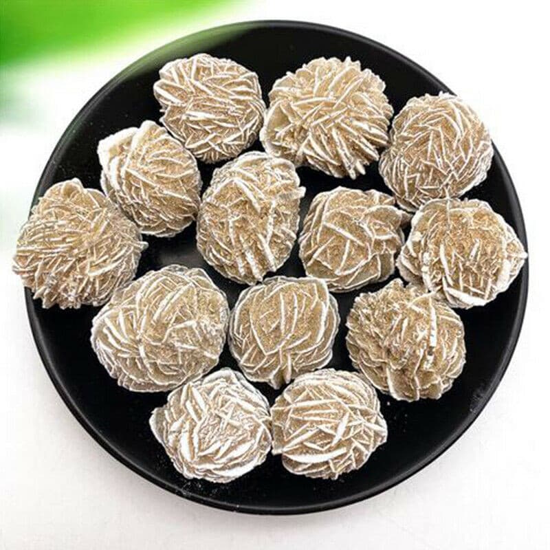 Desert Rose Selenite Stone Natural Quartz Crystal Reiki Healing Gem.