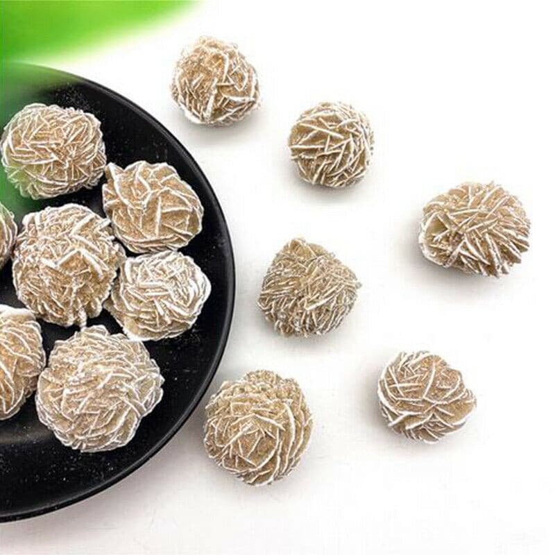 Desert Rose Selenite Stone Natural Quartz Crystal Reiki Healing Gem.