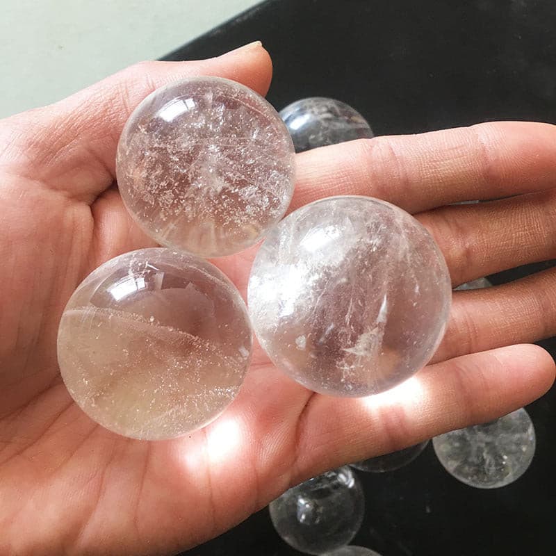 Natural Stone Quartz Ball.