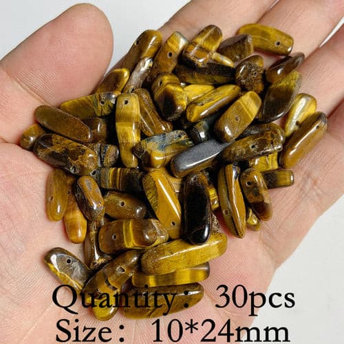 Natural Tiger Eye Stone Pendants Chakra Balancing Healing Jewelry.