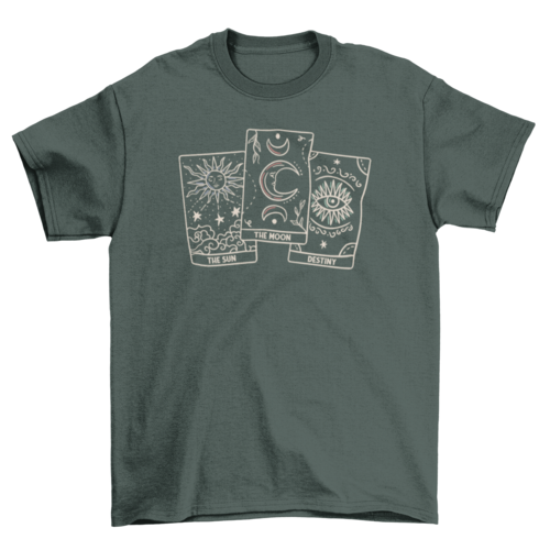 Tarot cards spiritual t-shirt.