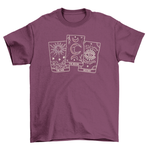 Tarot cards spiritual t-shirt.