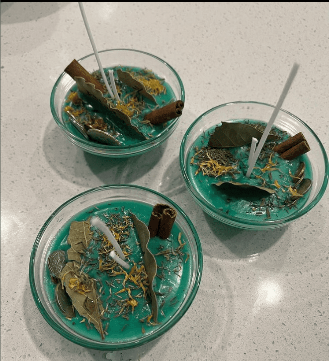Money Bowl Candles.