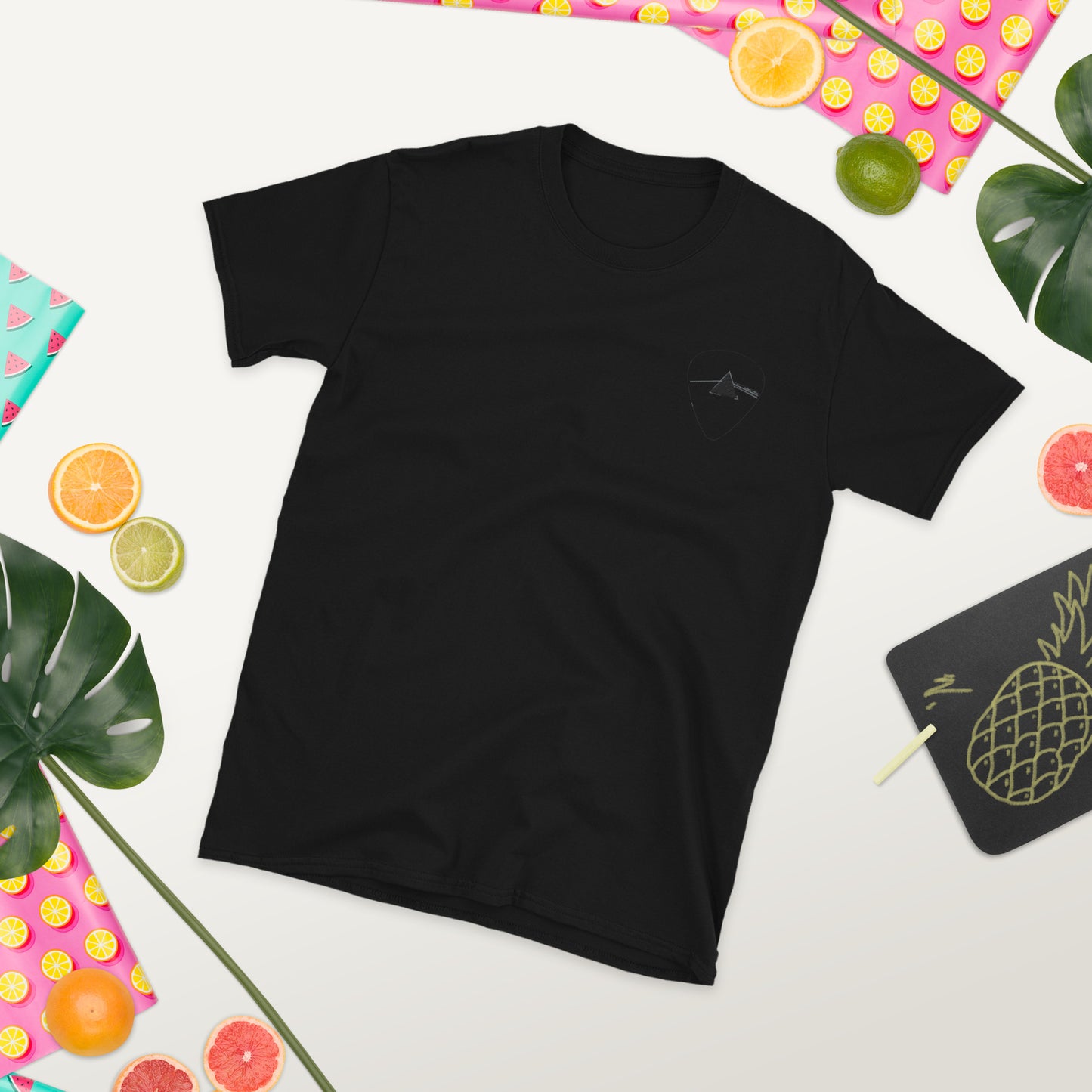 Guitar Pick - Pink Floyd - Dark Side of the Moon - Short-Sleeve Unisex T-Shirt.