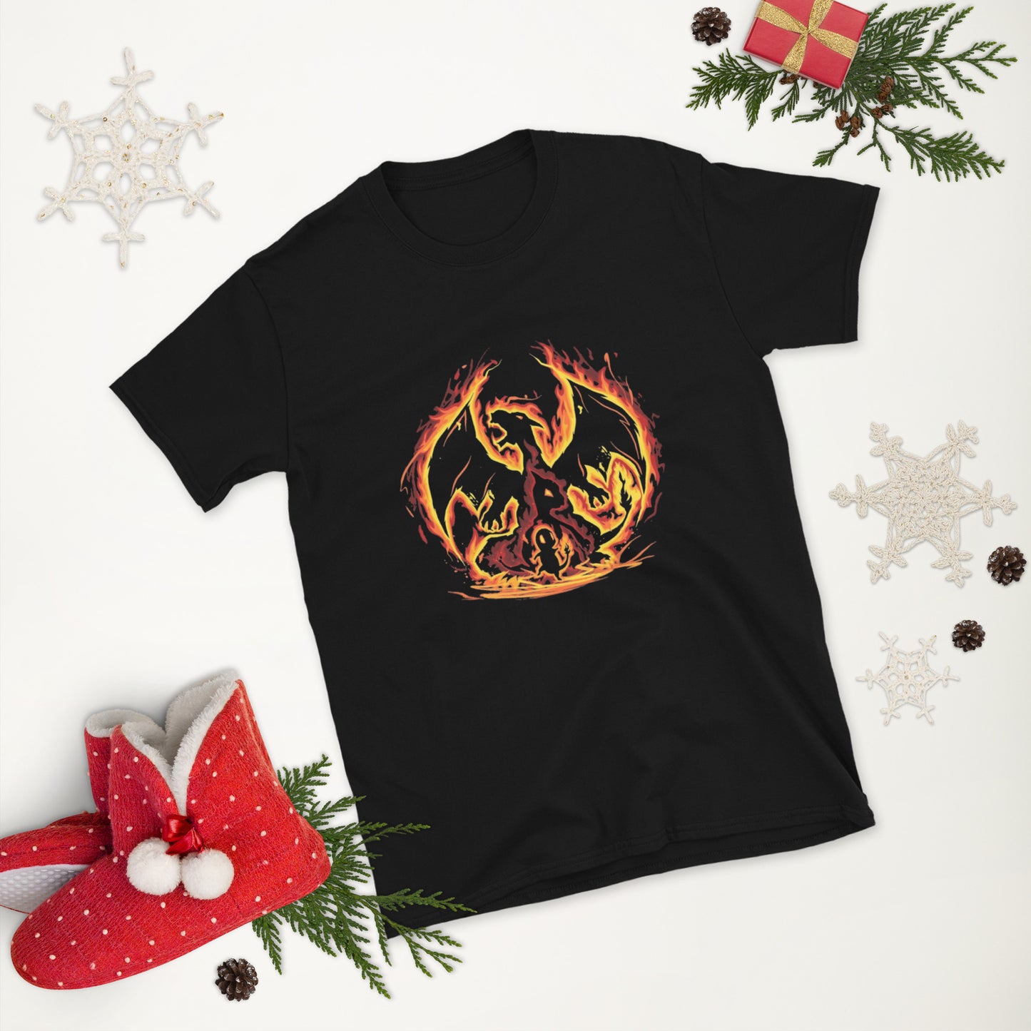 Pokémon Gen 1 Dragon Evolution Short-Sleeve Unisex T-Shirt.