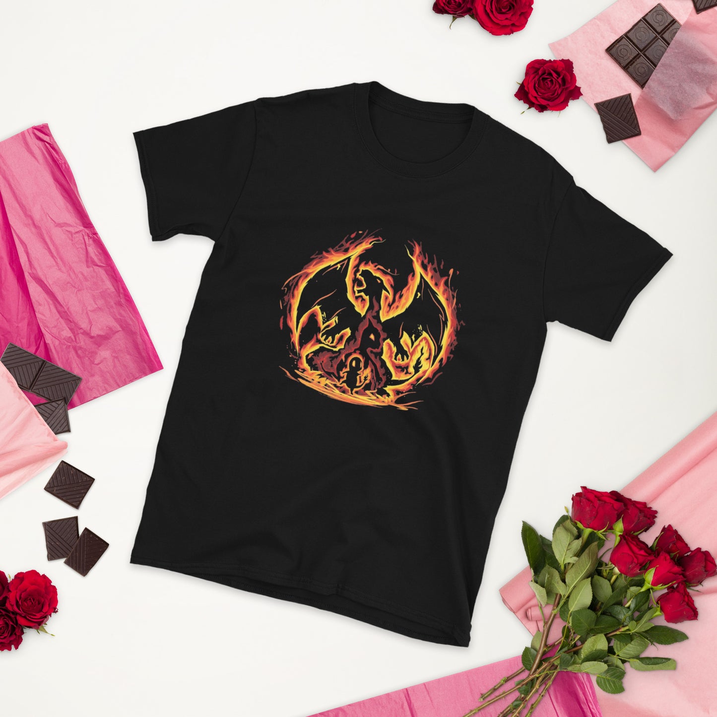 Pokémon Gen 1 Dragon Evolution Short-Sleeve Unisex T-Shirt.