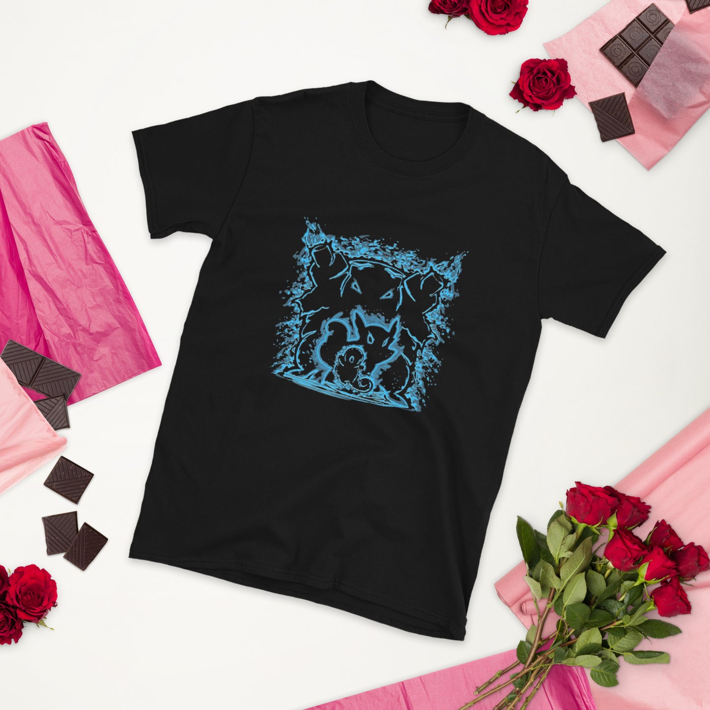 Pokémon Gen 1 Tortoise Evolution Short-Sleeve Unisex T-Shirt.