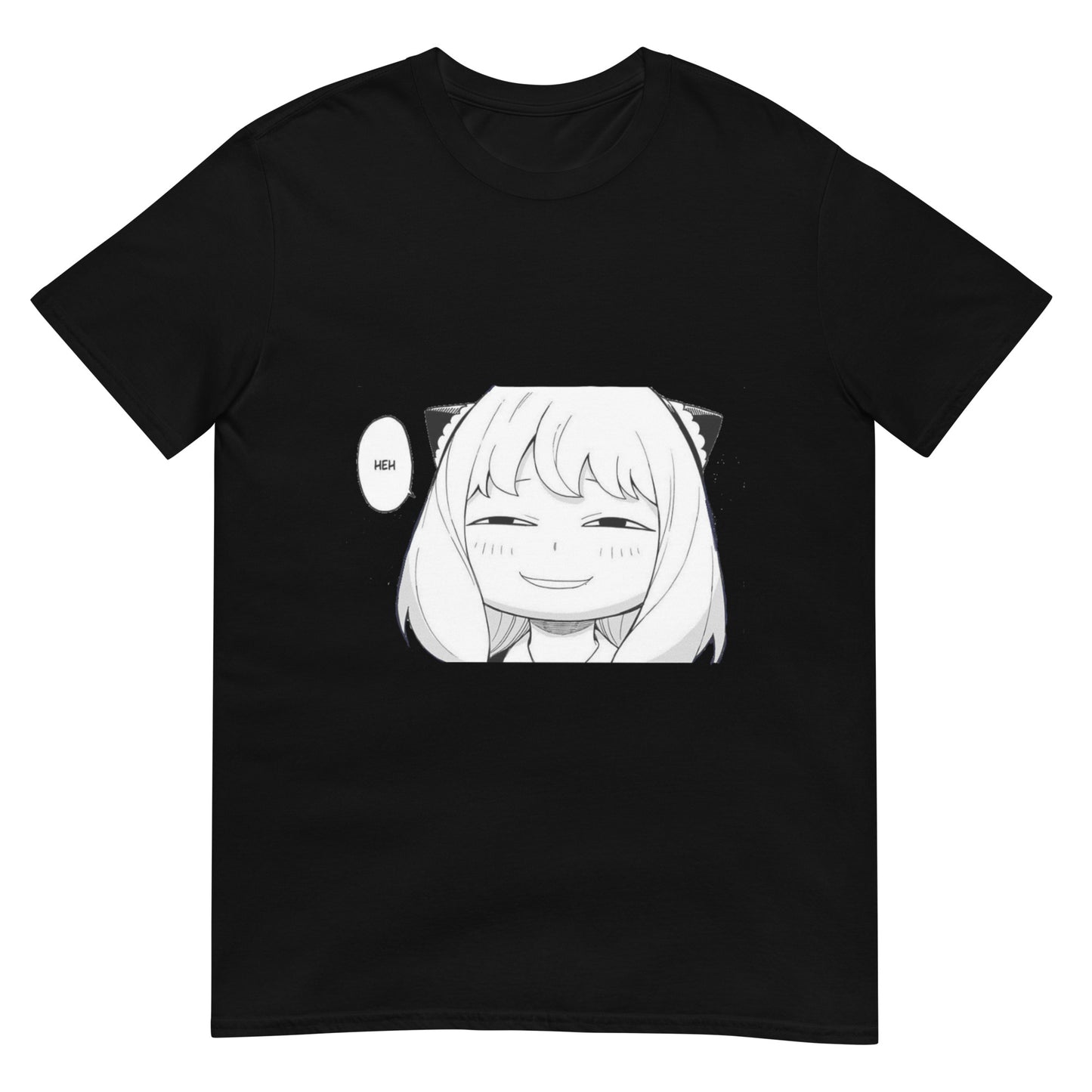 Spy x Family Anya Forger Meme HEH Short-Sleeve Unisex T-Shirt.