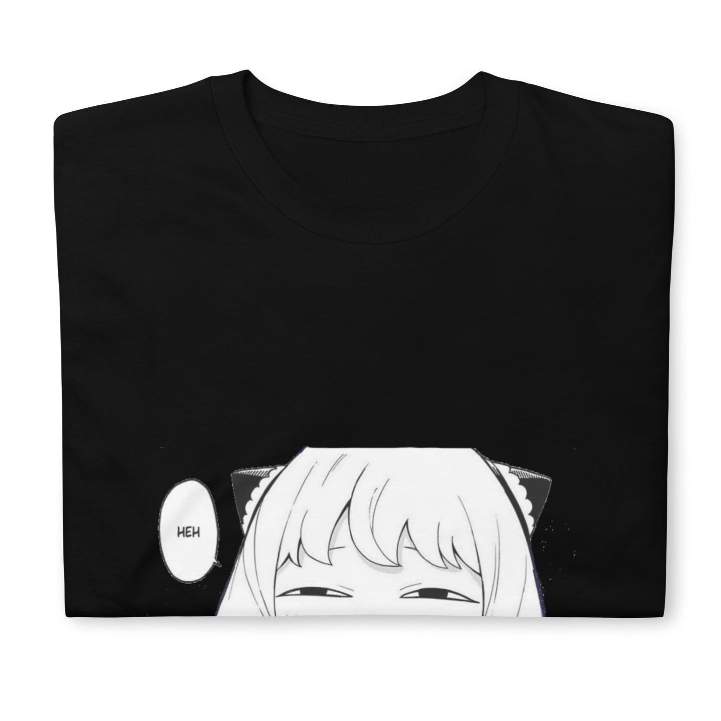 Spy x Family Anya Forger Meme HEH Short-Sleeve Unisex T-Shirt.