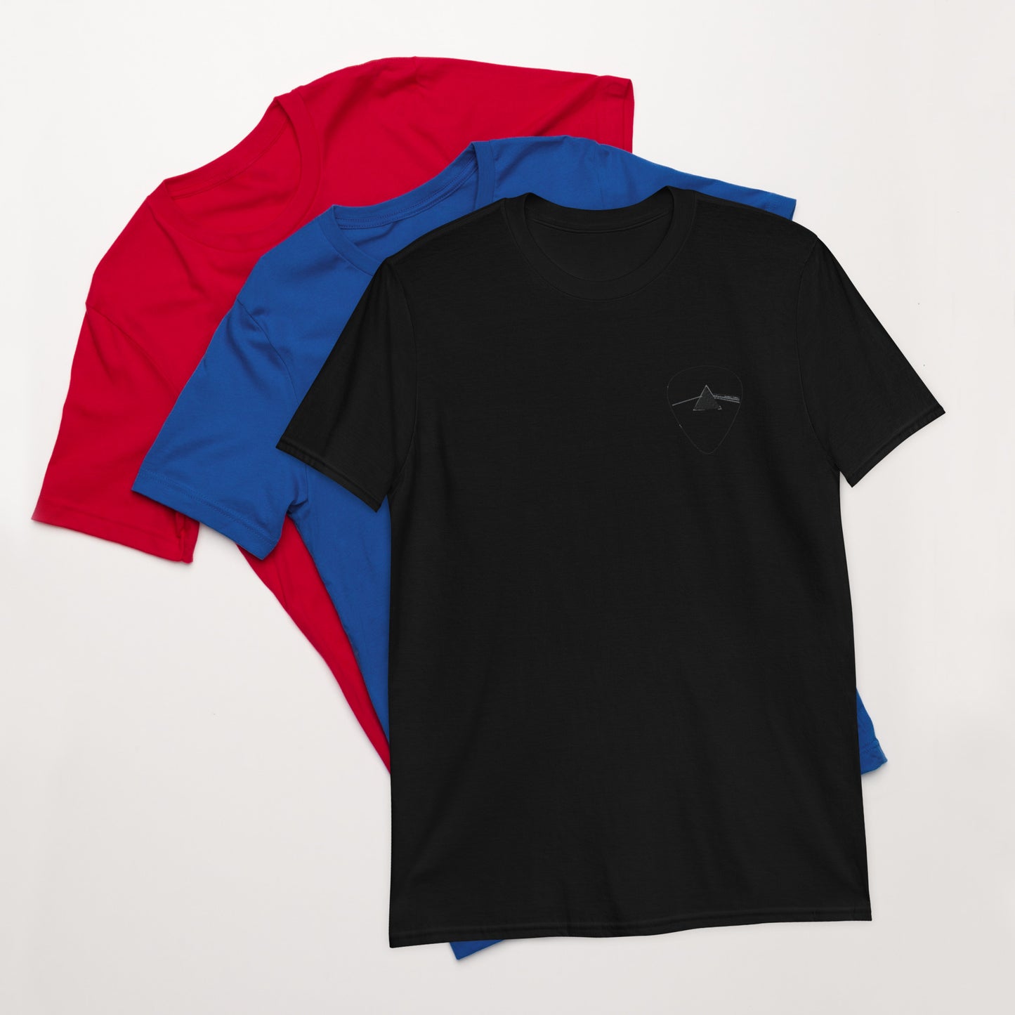 Guitar Pick - Pink Floyd - Dark Side of the Moon - Short-Sleeve Unisex T-Shirt.