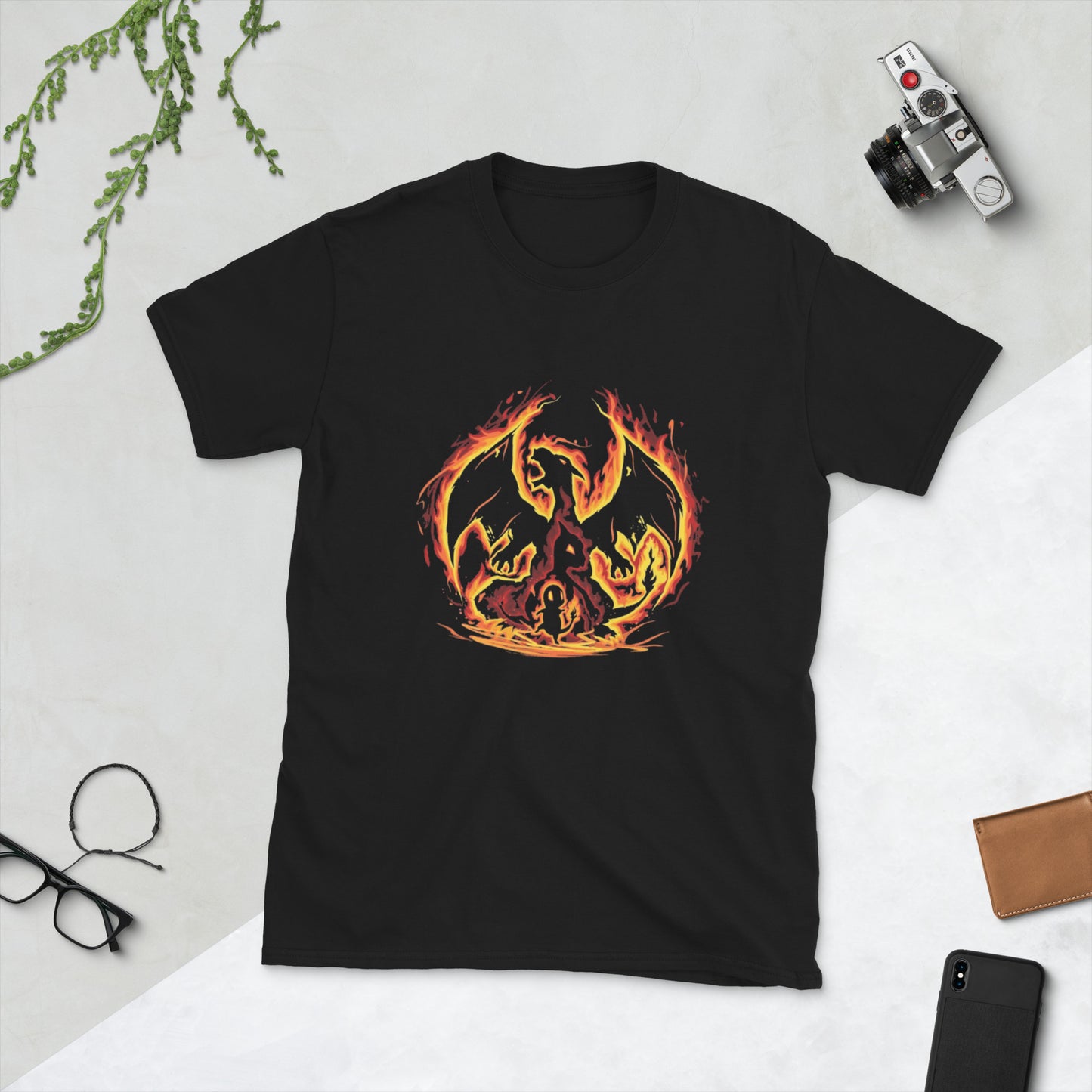 Pokémon Gen 1 Dragon Evolution Short-Sleeve Unisex T-Shirt.
