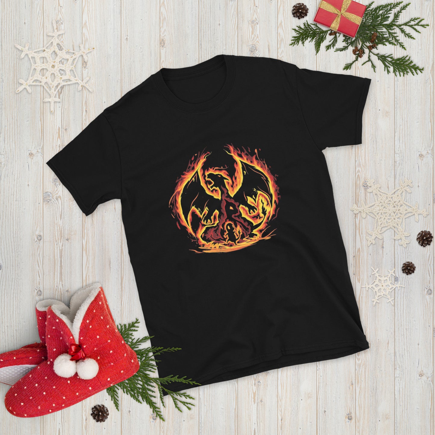 Pokémon Gen 1 Dragon Evolution Short-Sleeve Unisex T-Shirt.