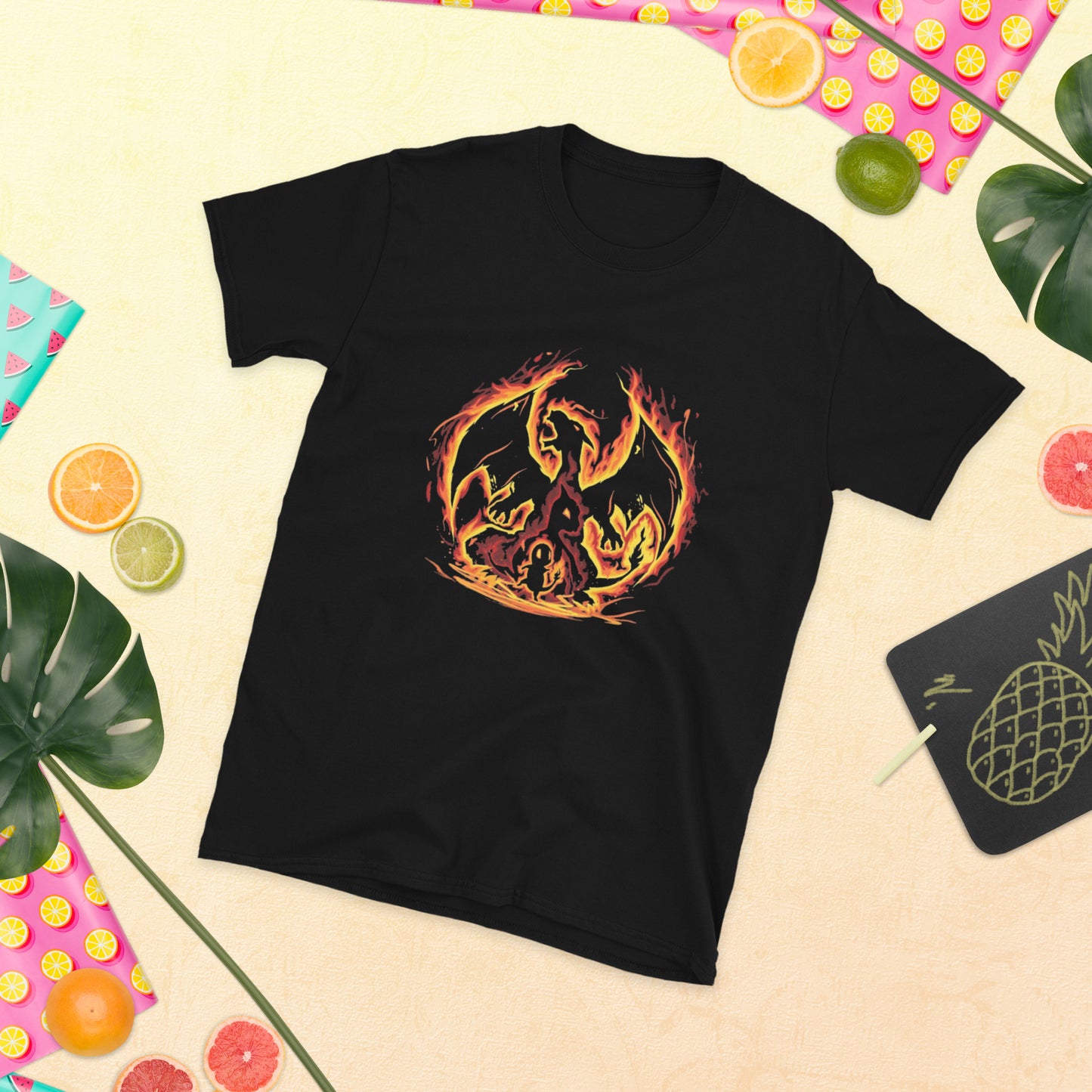 Pokémon Gen 1 Dragon Evolution Short-Sleeve Unisex T-Shirt.