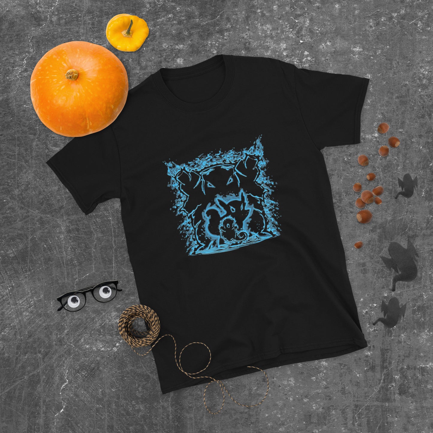 Pokémon Gen 1 Tortoise Evolution Short-Sleeve Unisex T-Shirt.
