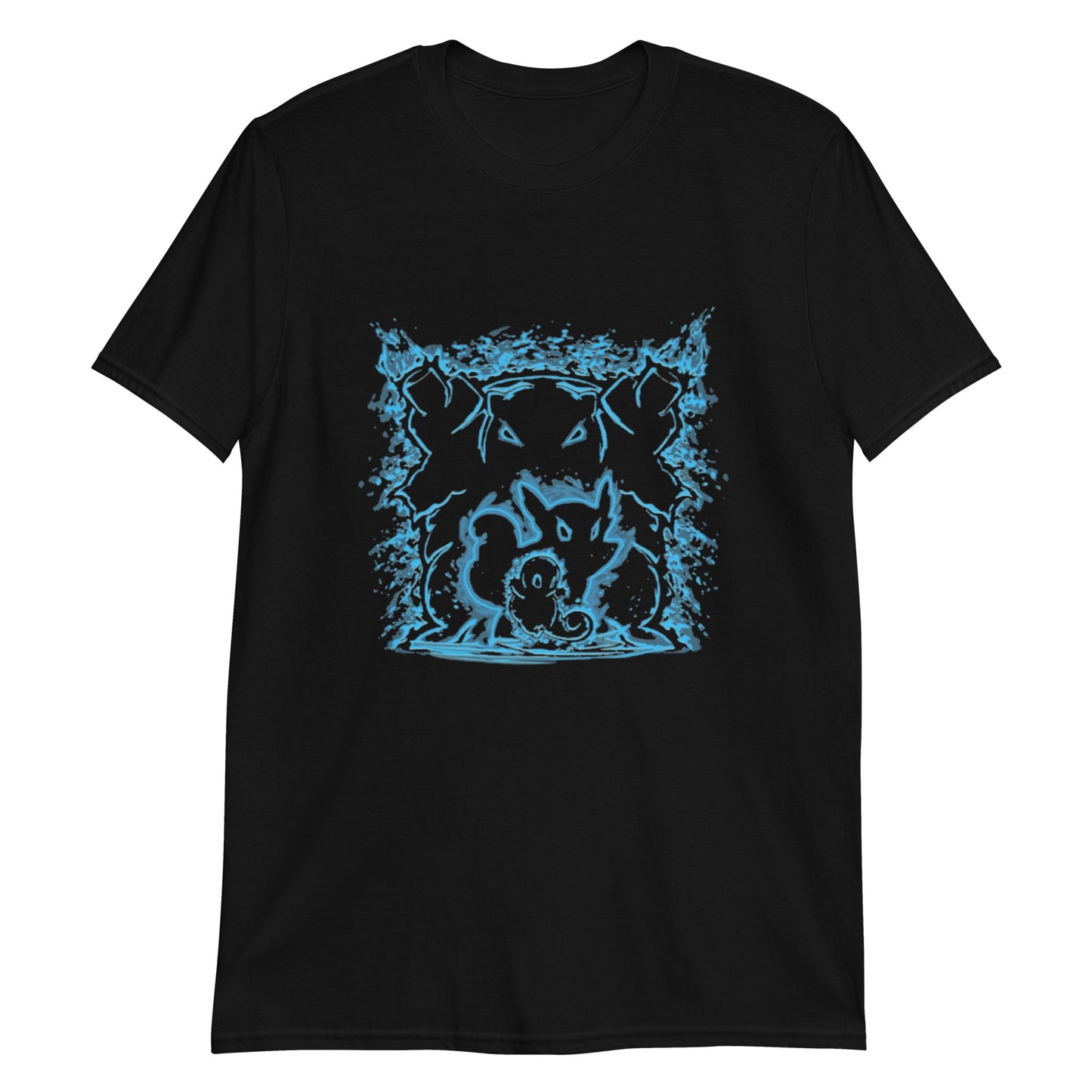Pokémon Gen 1 Tortoise Evolution Short-Sleeve Unisex T-Shirt.