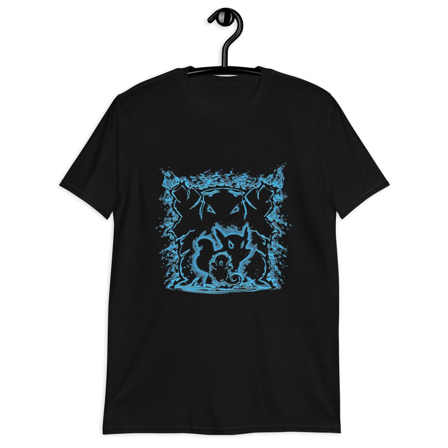 Pokémon Gen 1 Tortoise Evolution Short-Sleeve Unisex T-Shirt.