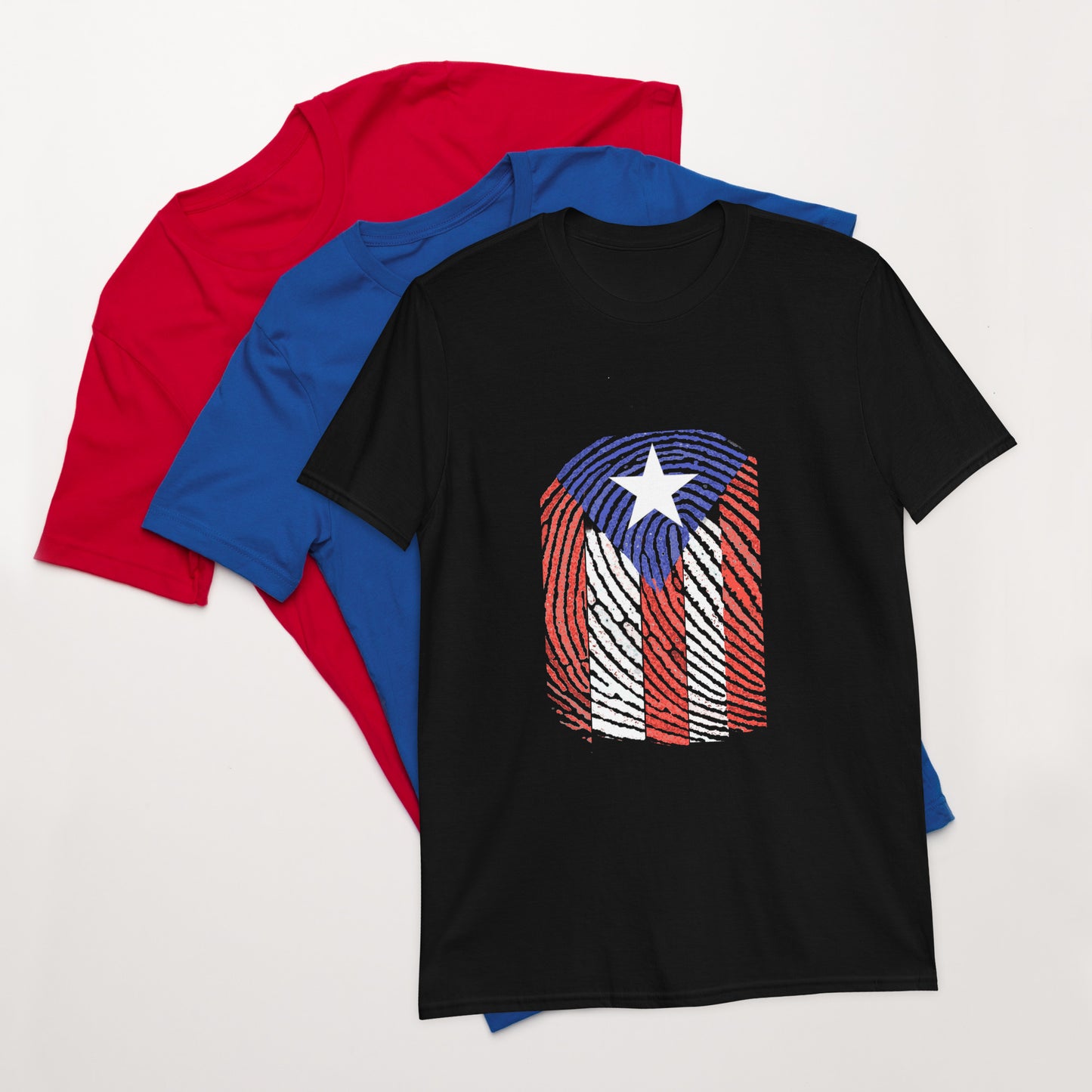 Huella Boricua - Boricua Fingerprint Short-Sleeve Unisex T-Shirt