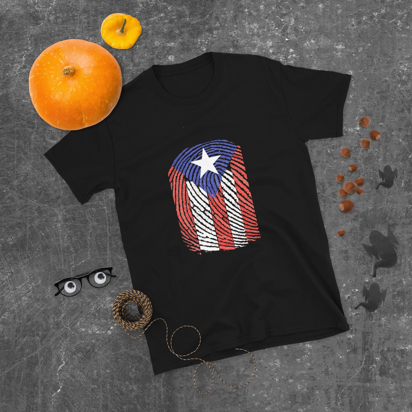 Huella Boricua - Boricua Fingerprint Short-Sleeve Unisex T-Shirt