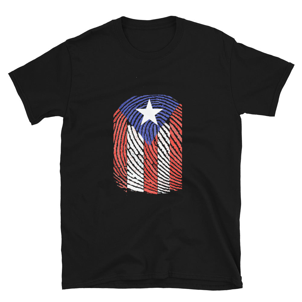 Huella Boricua - Boricua Fingerprint Short-Sleeve Unisex T-Shirt