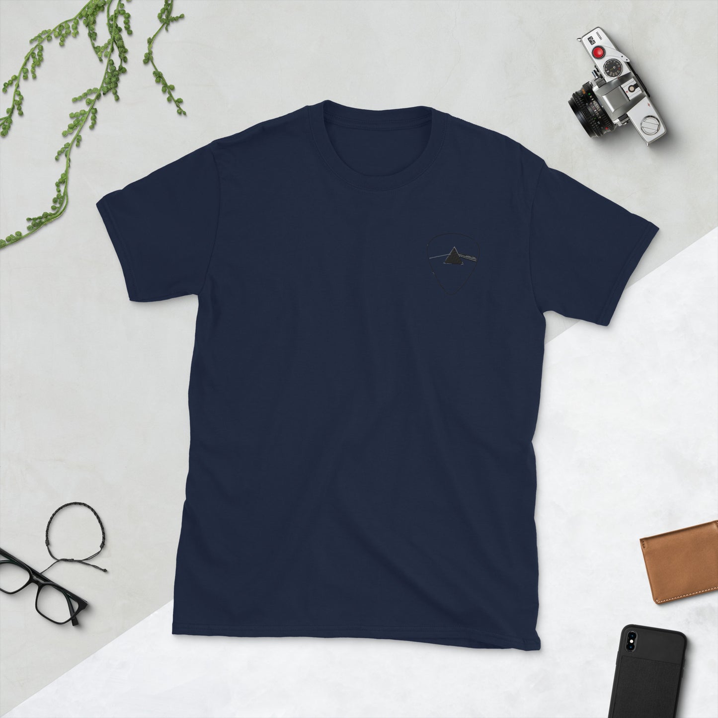 Guitar Pick - Pink Floyd - Dark Side of the Moon - Short-Sleeve Unisex T-Shirt.