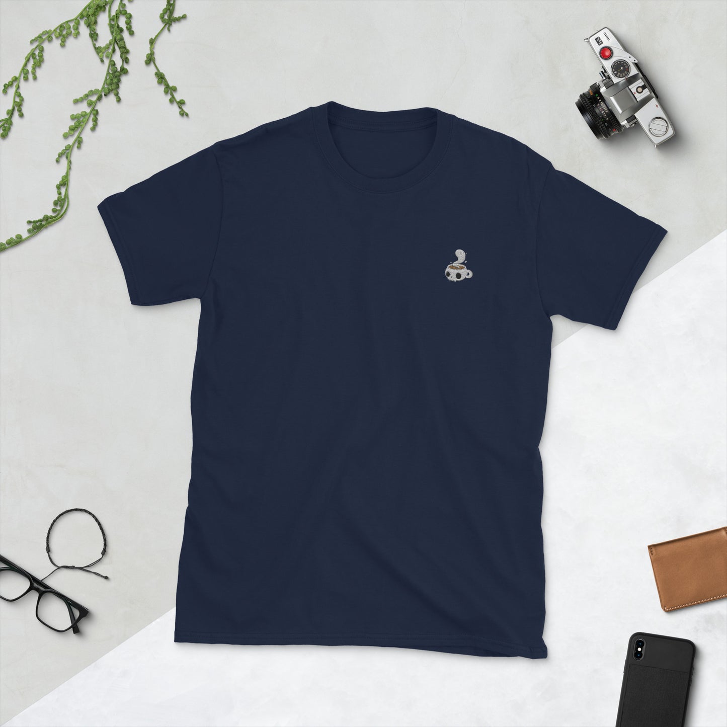 Coffee spirit skull mug Short-Sleeve Unisex T-Shirt.