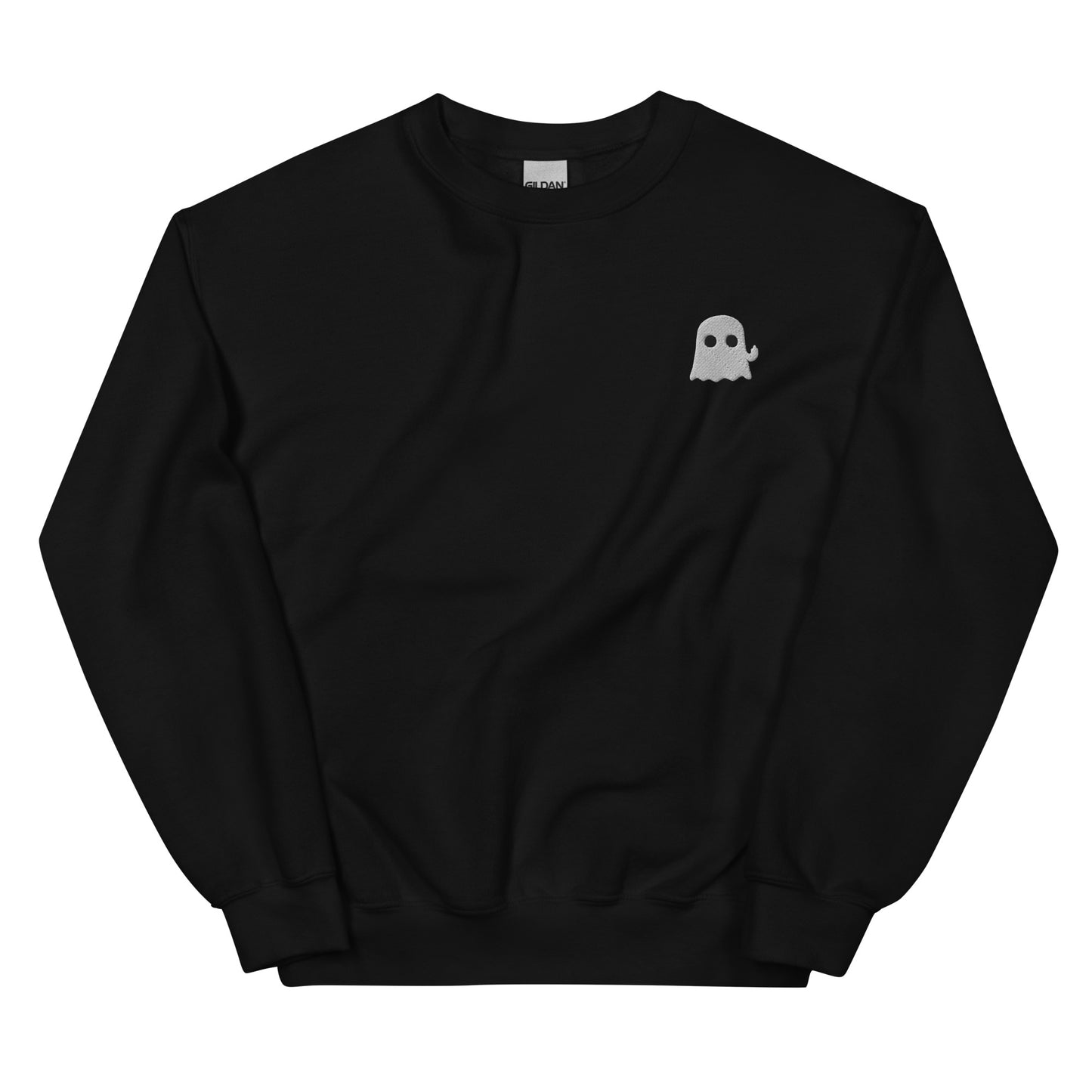 Flipping off Ghost Unisex Sweatshirt.