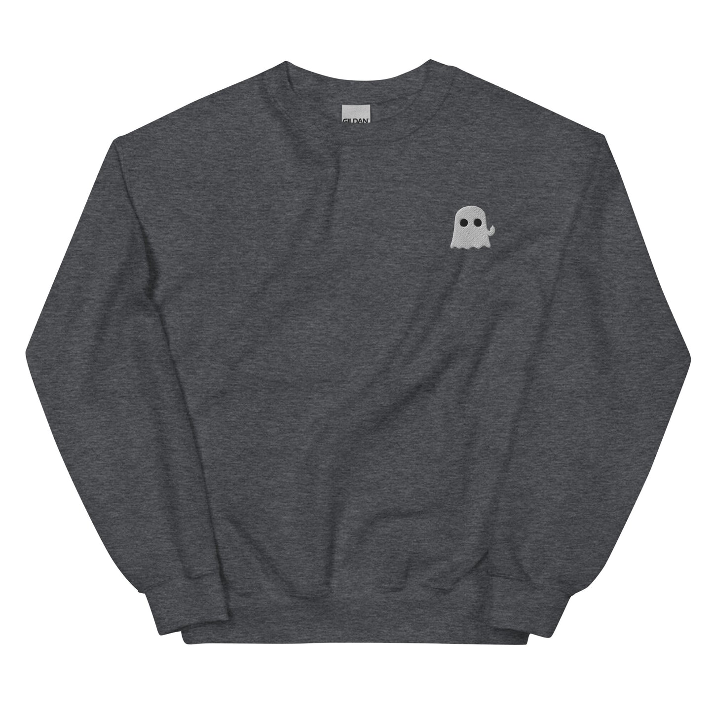 Flipping off Ghost Unisex Sweatshirt.
