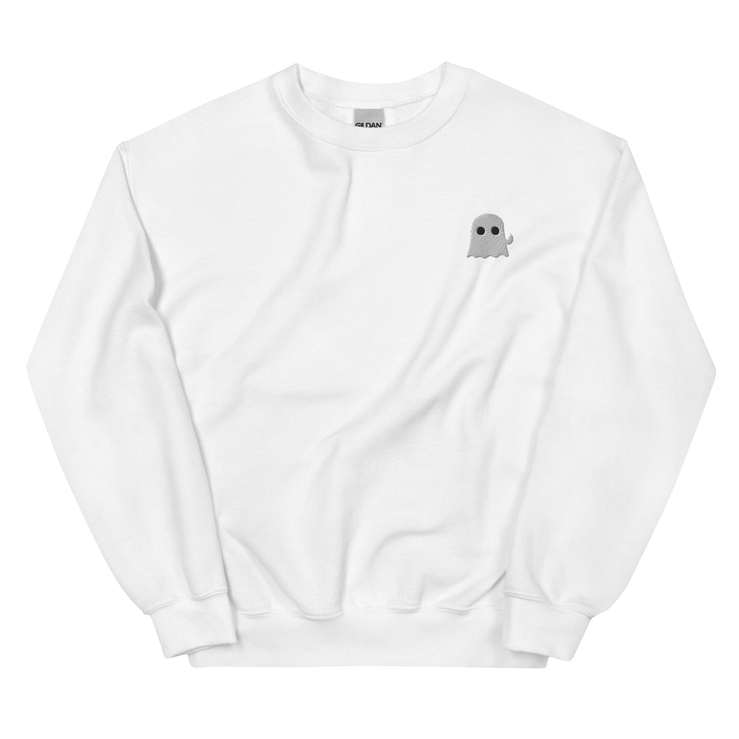 Flipping off Ghost Unisex Sweatshirt.