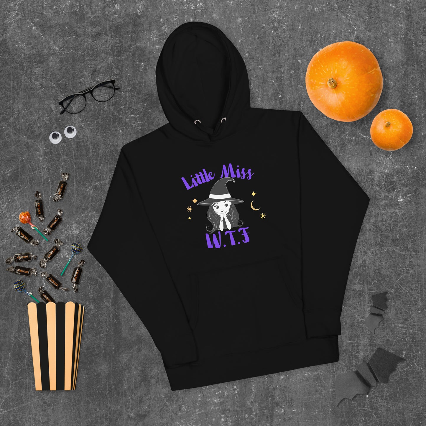 Little Miss WTF Unisex Hoodie.