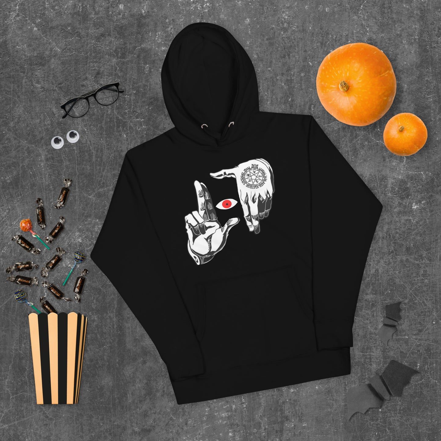 Hellsing Ultimate Alucard Hand Gesture Unisex Hoodie.