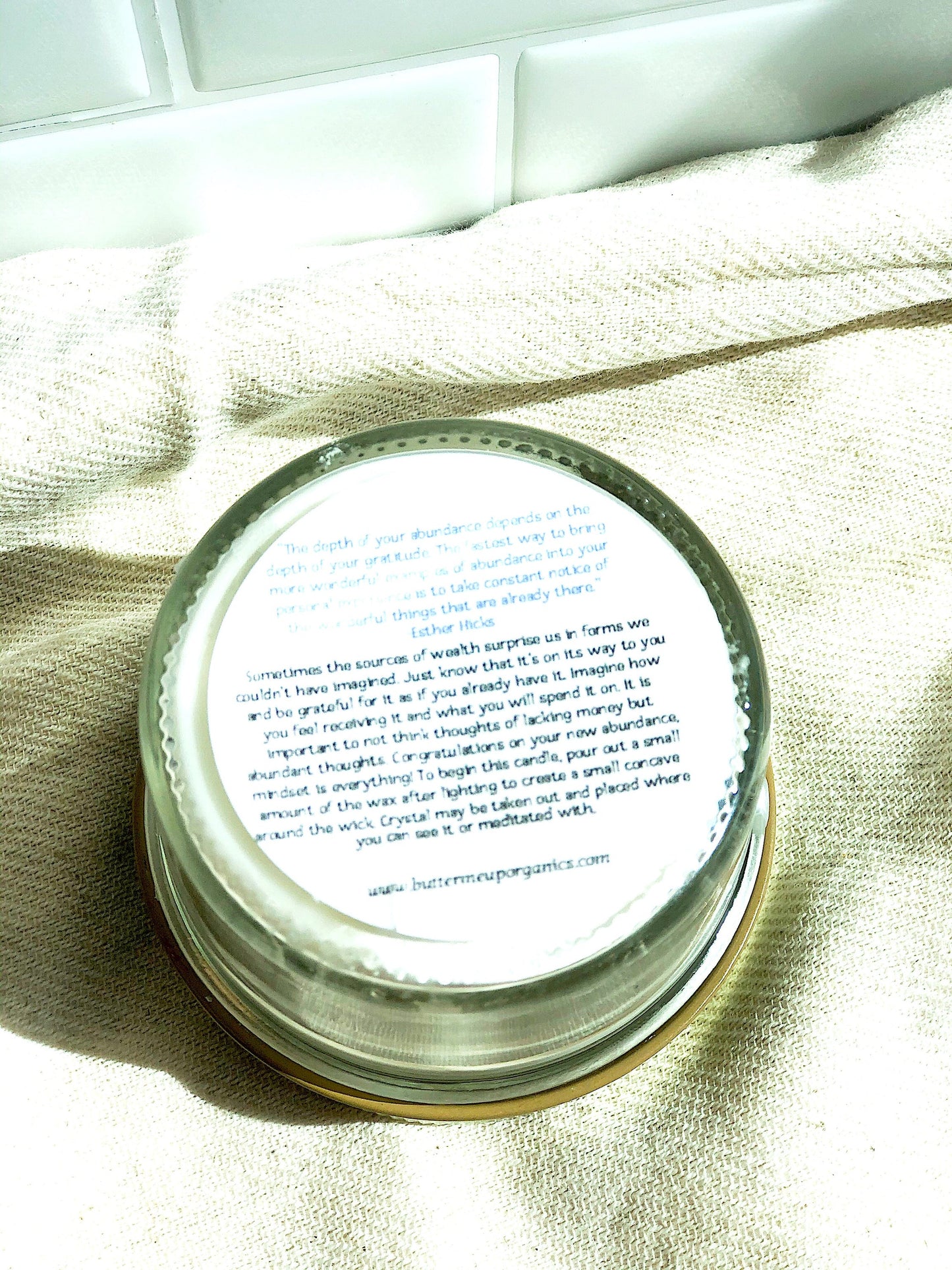 Abundance Candle / Ritual Candle / Intention Candle / Hand Poured Cand