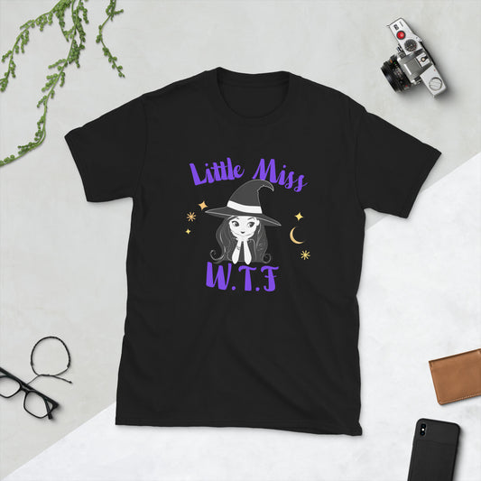 Little Miss WTF - Short-Sleeve Unisex T-Shirt.