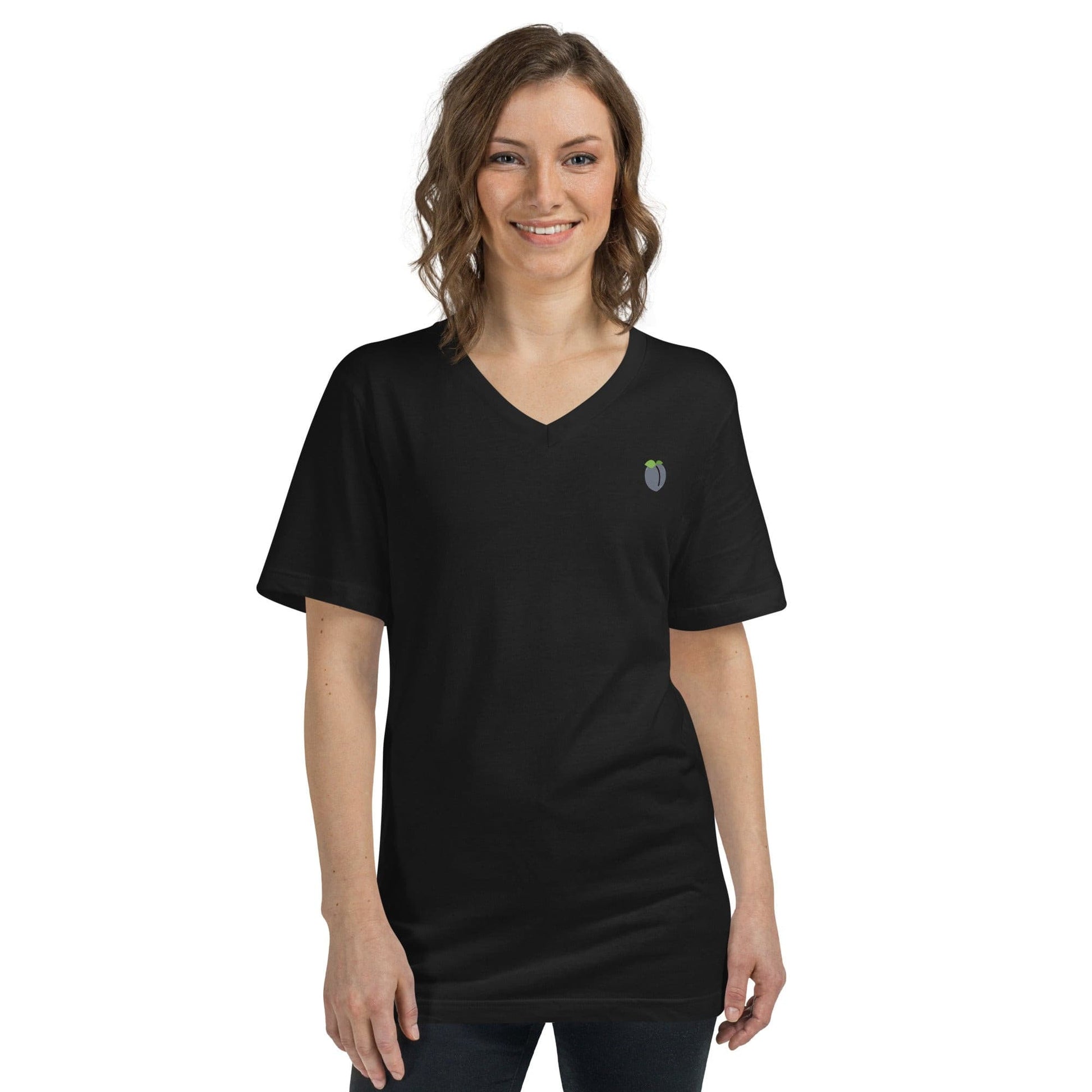 Platinum Unisex Short Sleeve V-Neck T-Shirt.