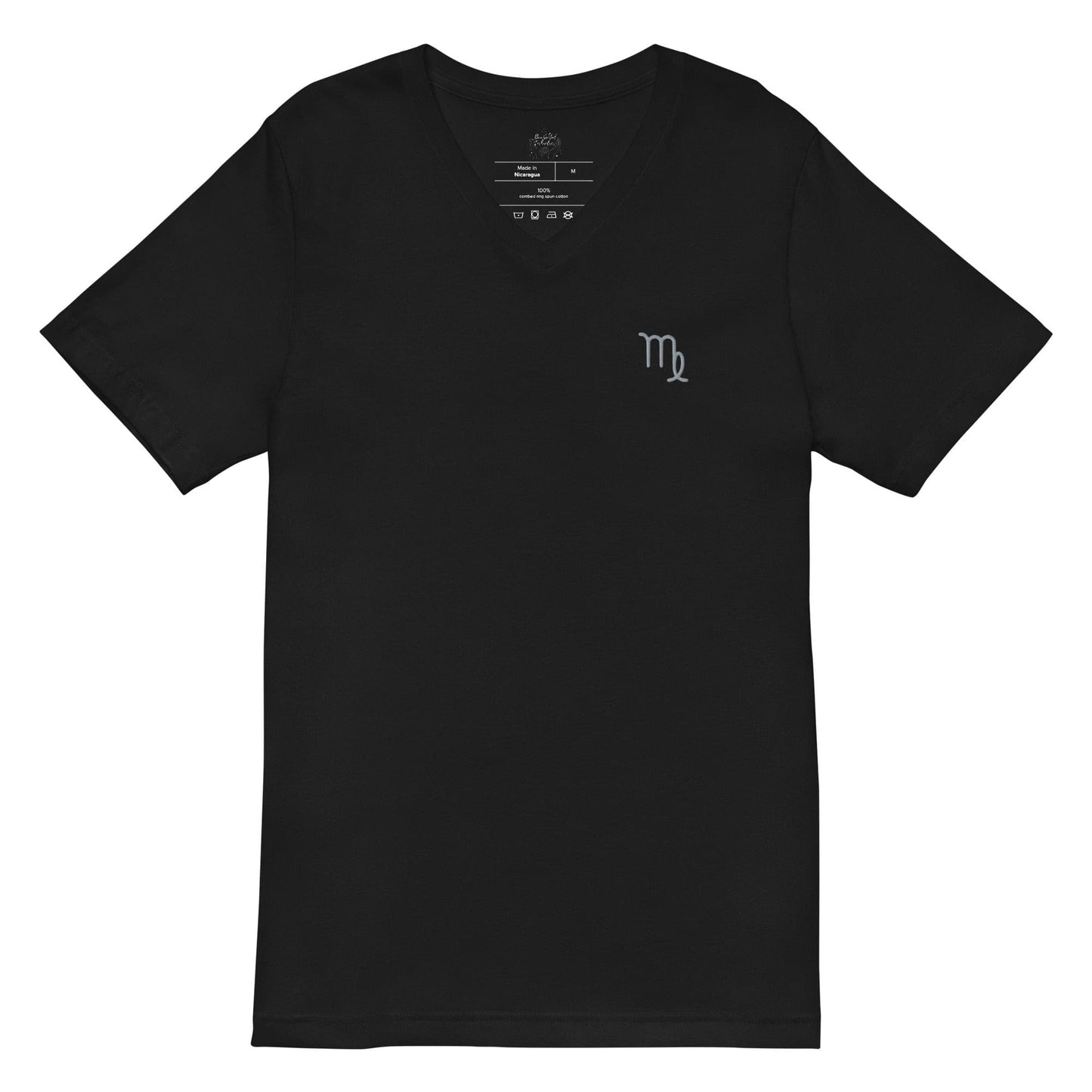 Virgo Unisex Short Sleeve V-Neck T-Shirt.