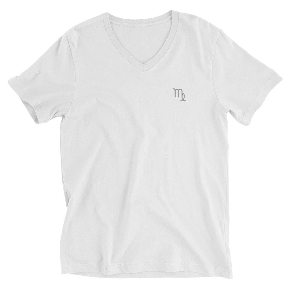 Virgo Unisex Short Sleeve V-Neck T-Shirt.